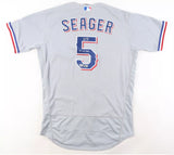 Corey Seager 23 WS MVP Signed Authentic Nike Rangers Jersey MLB Holo Fanatics