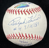 Ralph Kiner #4 9/19/87 Signed HOF Logo Baseball Steiner Sports