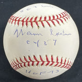 Warren Spahn HOF 73 CY 57 363 Wins Signed Baseball JSA