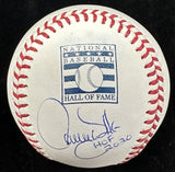 Larry Walker HOF 2020 Signed Hall Of Fame Logo Baseball Beckett BAS