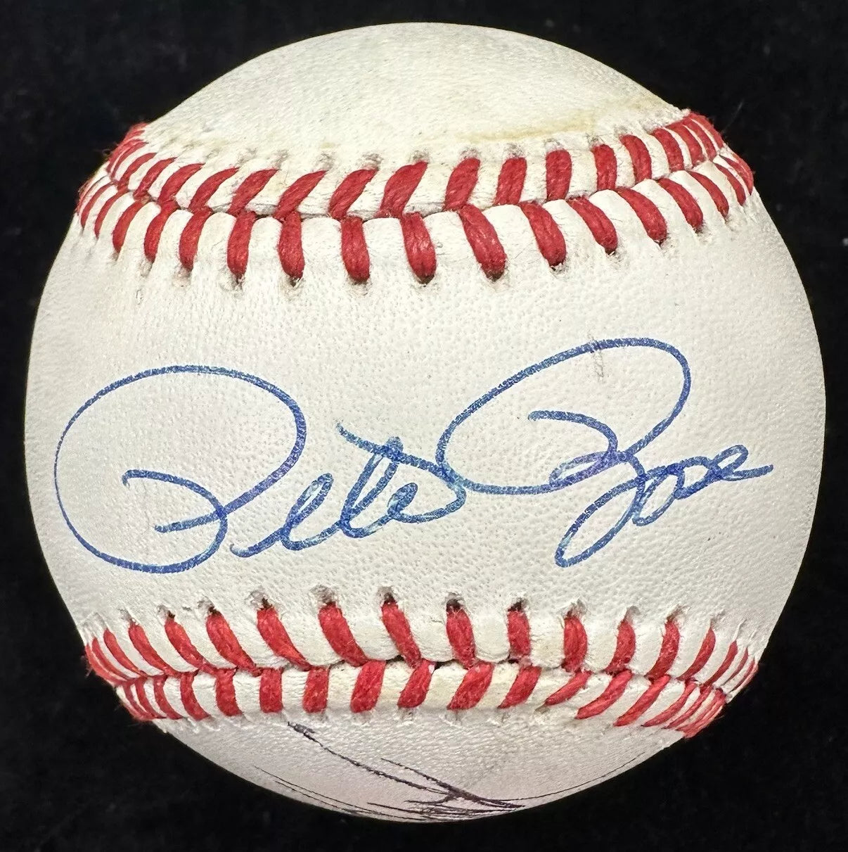 Pete Rose John Dowd Dual Signed Baseball Beckett BAS