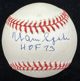 Warren Spahn HOF 73 Signed Baseball JSA