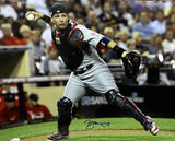 Yadier Molina Signed 16x20 Cardinals Photo Full Signature JSA Witness