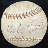 Babe Ruth Lou Gehrig 1931 New York Yankees Team Signed Baseball PSA/DNA LOA