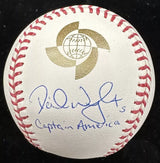 David Wright Captain America Signed 2013 WBC Logo Baseball JSA Witness