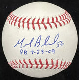 Mark Buehrle PG 7-23-09 Signed Baseball JSA