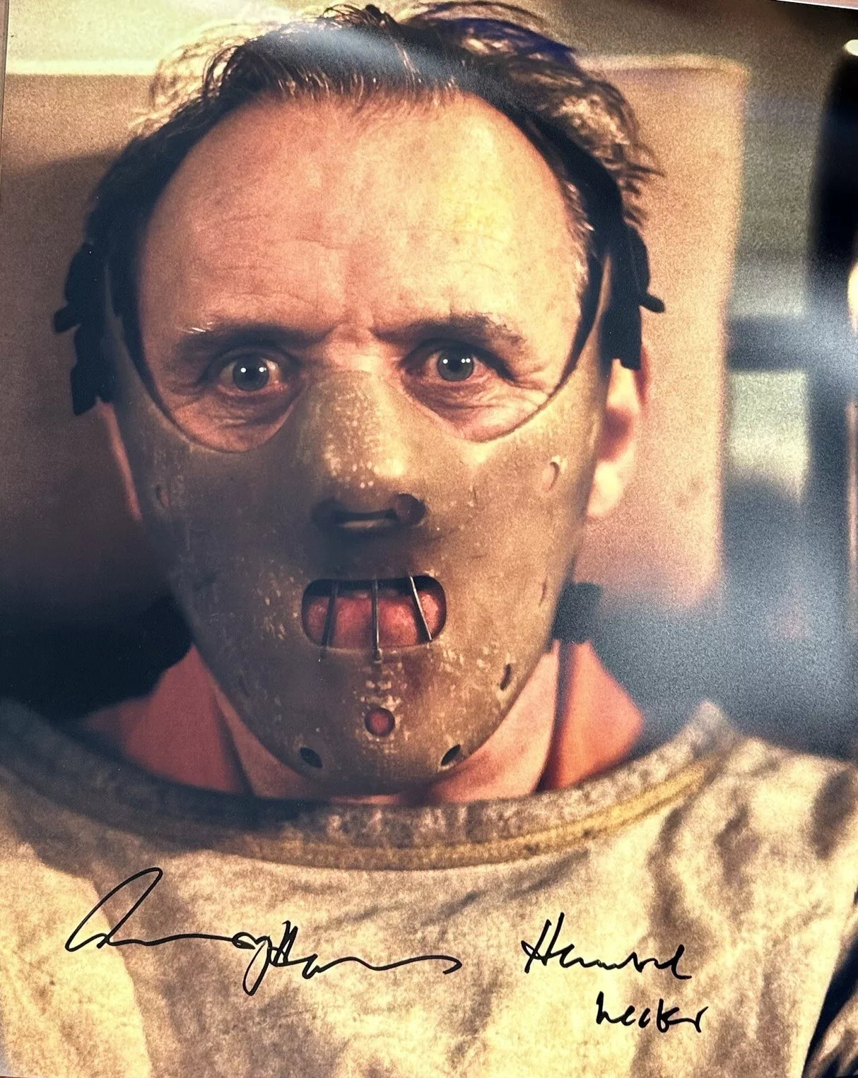 Anthony Hopkins Hannibal Lecter Signed Silence Of The Lambs 16x20 Photo SWAU