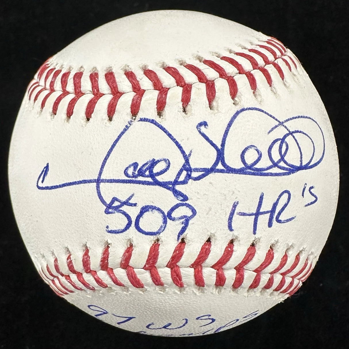 Gary Sheffield 509 HRs 97 WS Champs Signed Baseball JSA