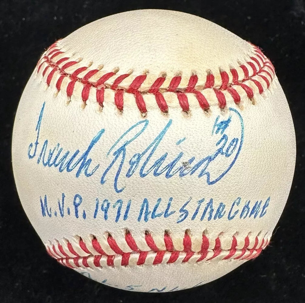 Frank Robinson MVP 1971 All Star Game Signed Baseball JSA