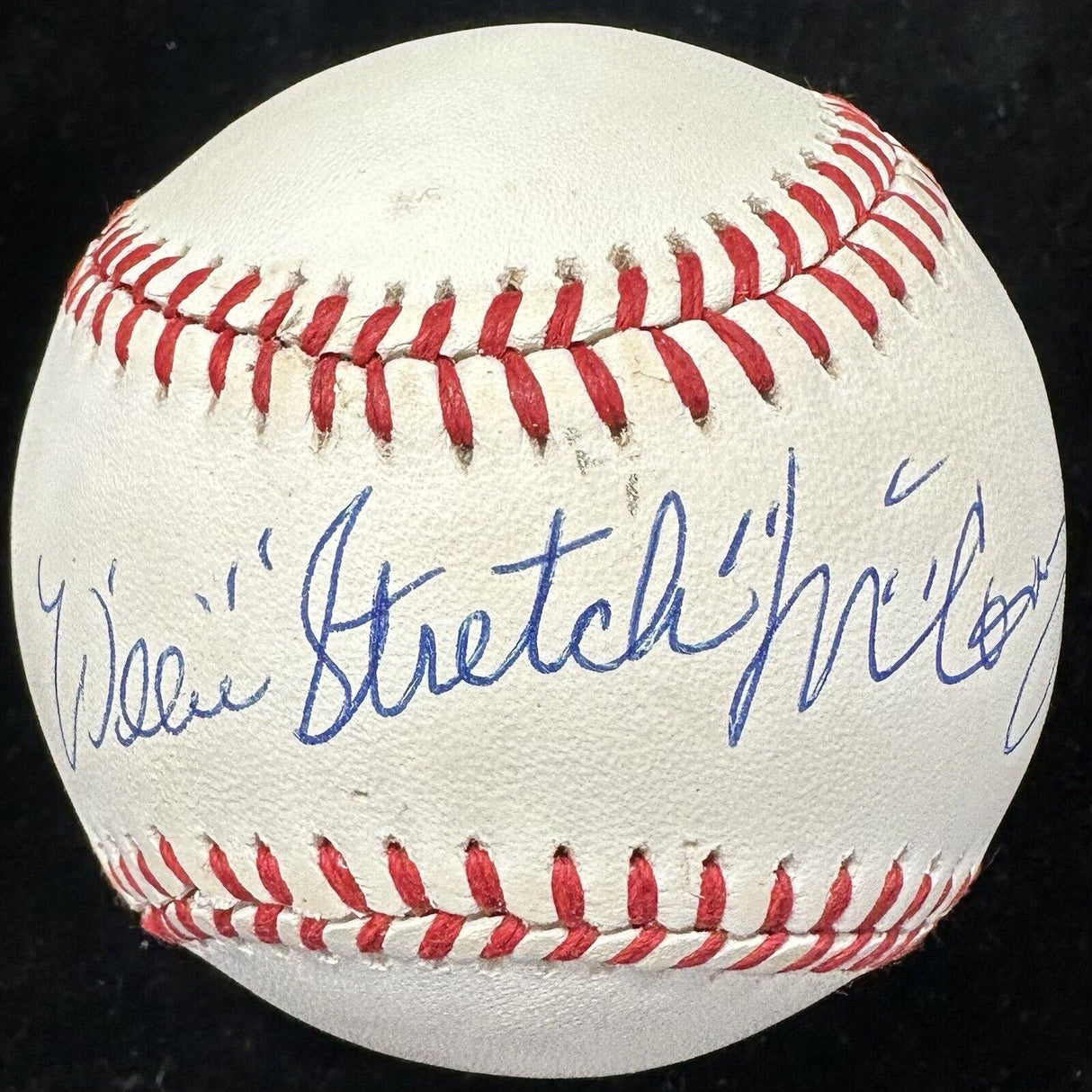 Willie “Stretch” McCovey Signed Nickname Baseball JSA LOA