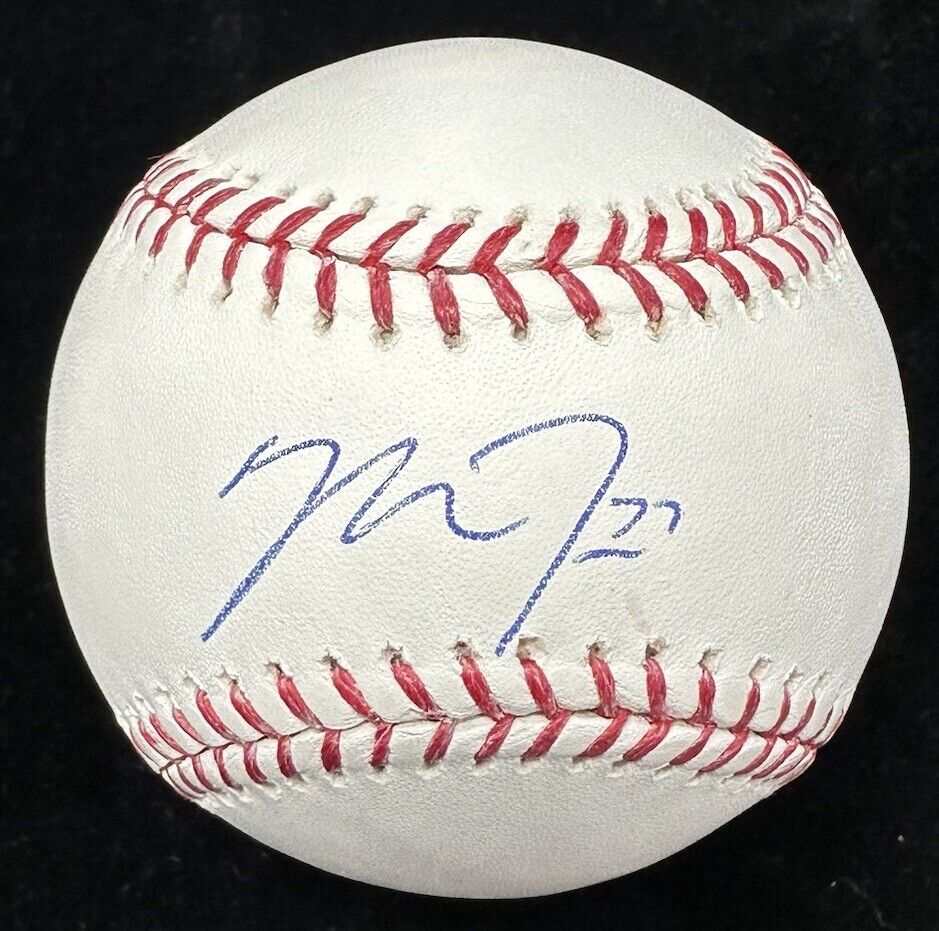 Mike Trout Signed Rookie Signature Baseball MLB Holo