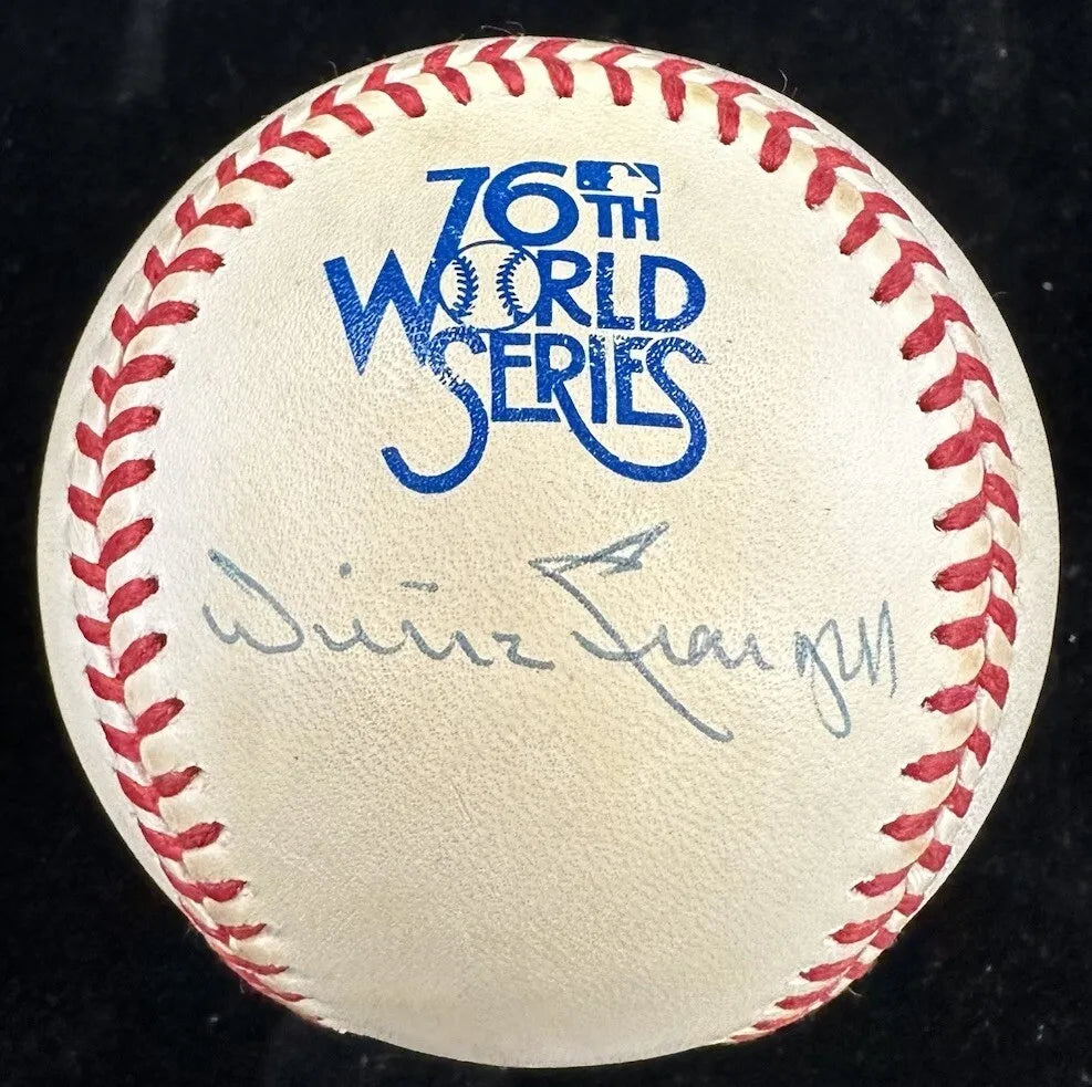 Willie Stargell Signed 1979 World Series Logo Baseball JSA LOA MVP