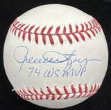 Rollie Fingers 74 WS MVP Signed Baseball Steiner Sports Hologram