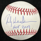 Rickey Henderson HOF 2009 Signed Baseball JSA Witness