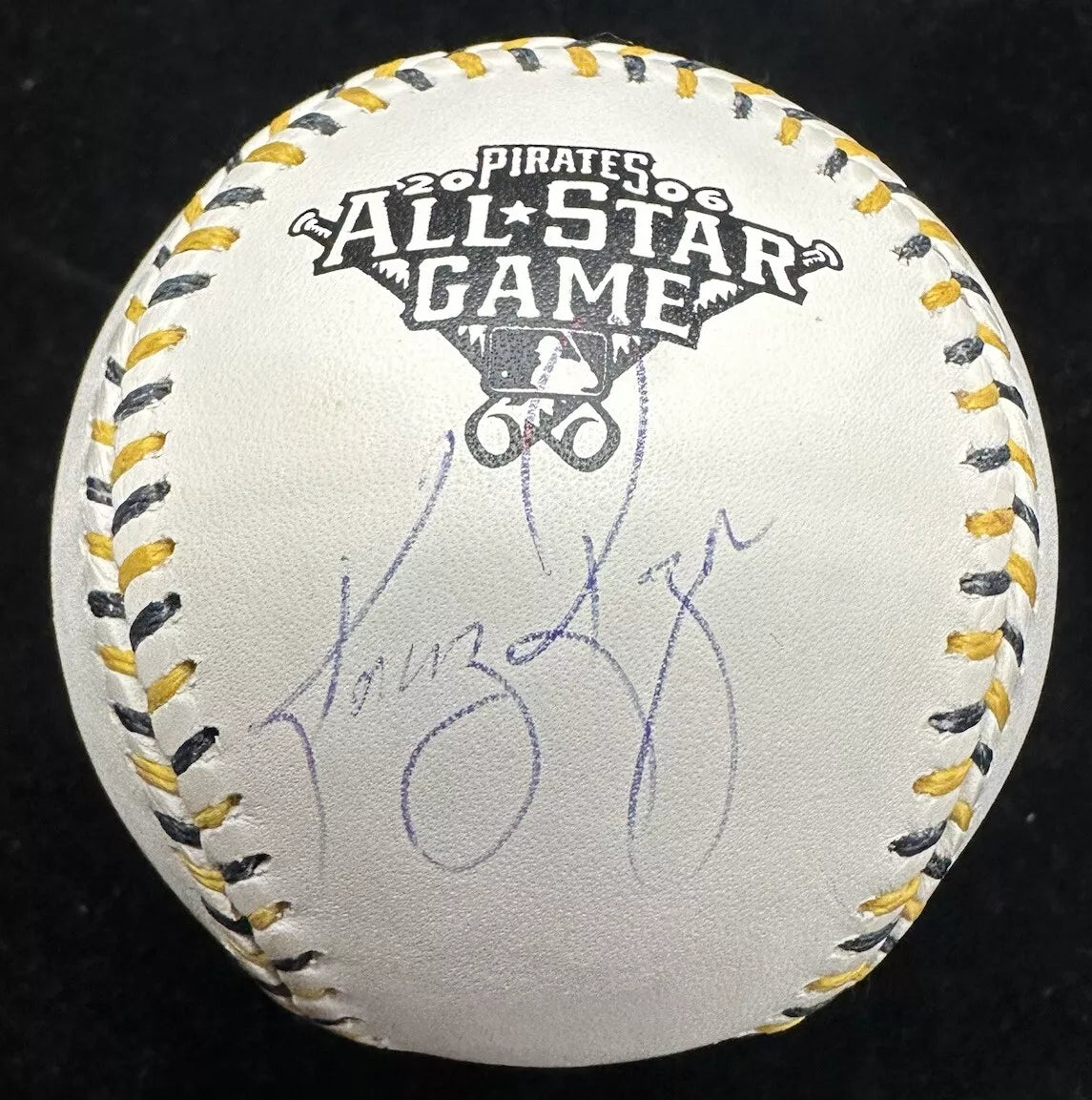 Kenny Rogers Signed 2006 All Star Game Logo Baseball JSA