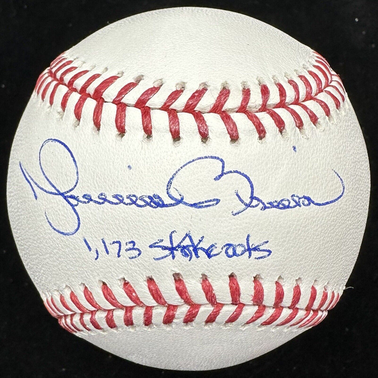 Mariano Rivera 1,173 Strikeouts K’s Signed Baseball Beckett Witness Holo