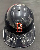 Carl Yastrzemski HOF 89 Signed Authentic Rawlings Red Sox Batting Helmet JSA