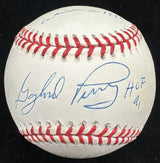 Gaylord Perry Signed HOF RJ Stat Baseball Reggie Jackson Hologram