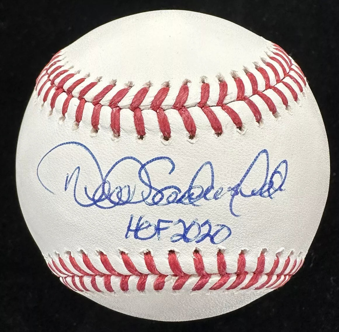 Derek Sanderson Jeter HOF 2020 Full Name Signed Baseball MLB Holo