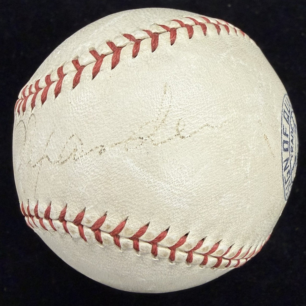 Grover Cleveland Alexander Single-Signed Reach Baseball PSA/DNA LOA Graded 4.5