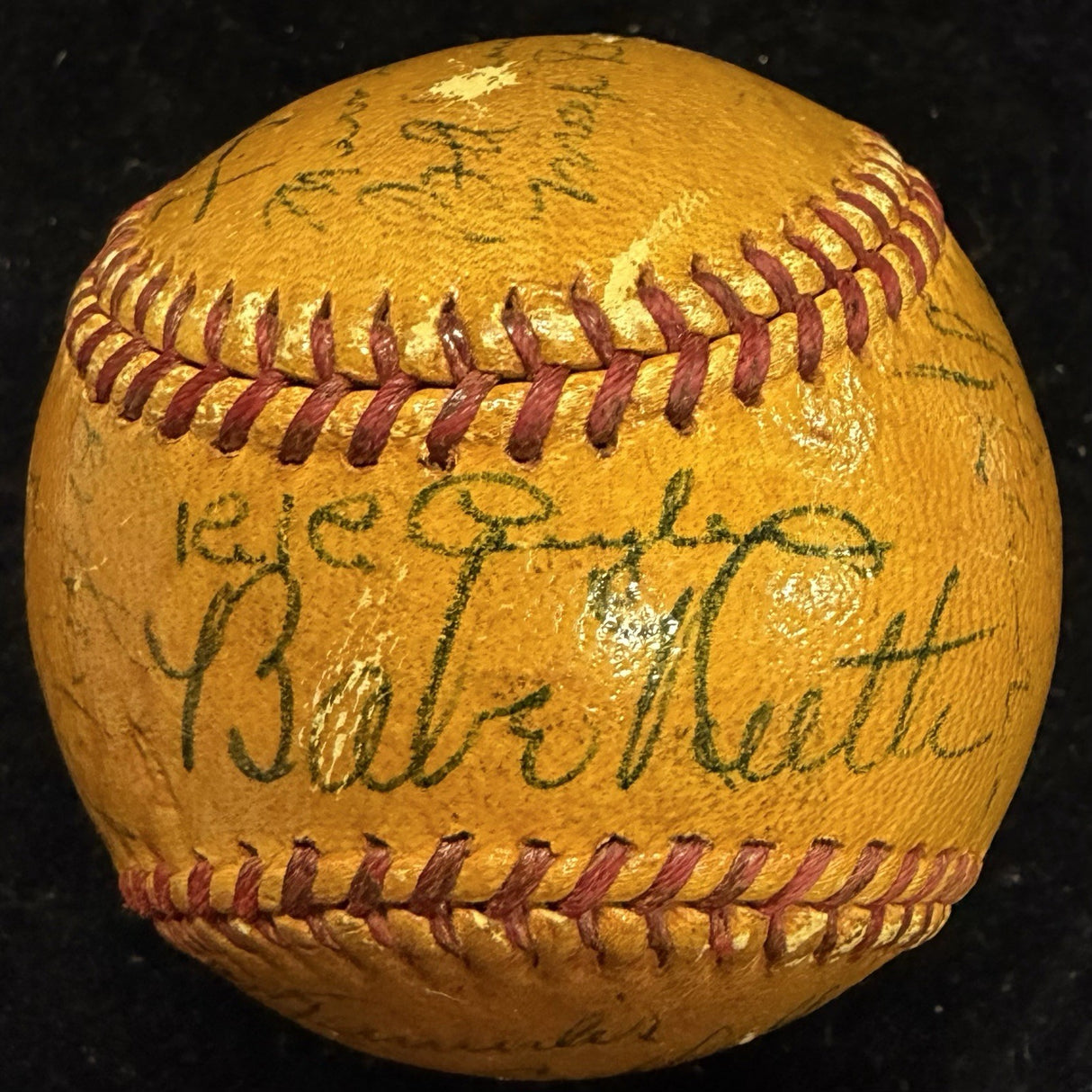 Babe Ruth 1938 Brooklyn Dodgers Team Signed Baseball JSA LOA 