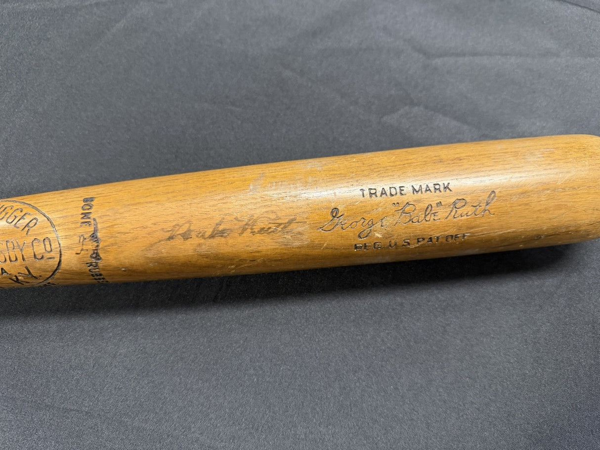 Babe Ruth Signed Full Size Louisville Slugger Store Model Bat JSA LOA