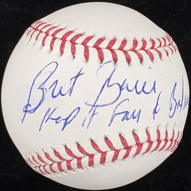 Bret Baier Keep it Fair & Balanced Signed Baseball PSA/DNA