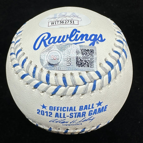 Jose Altuve 1st ASG Signed 2012 All-Star Game Logo Baseball JSA 
