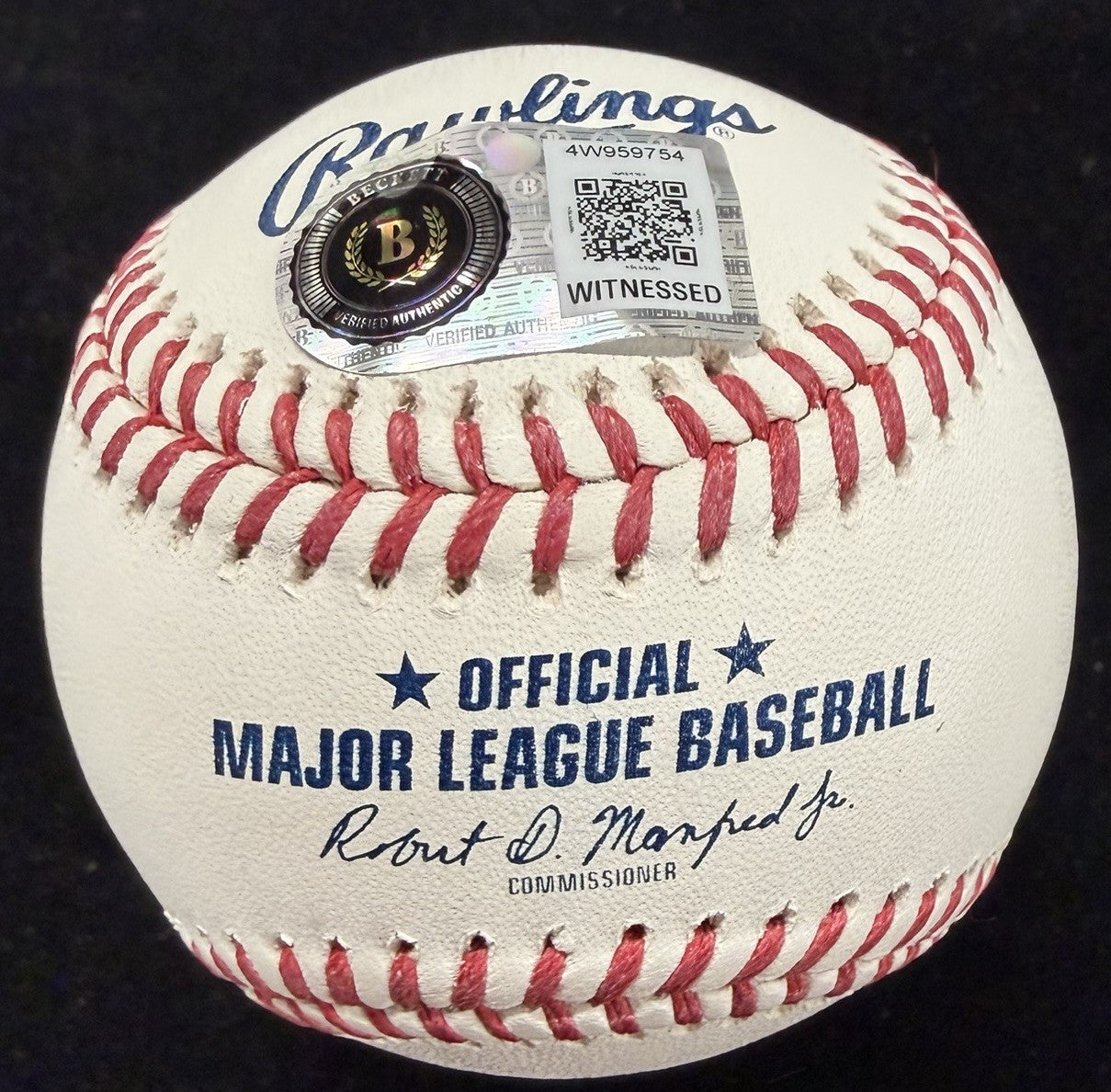 Carlos Beltran Hall Of Fame 2026 Signed Stat Baseball Beckett Witness Holo