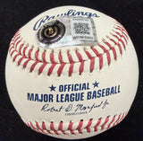 Carlos Beltran Hall Of Fame 2026 Signed Stat Baseball Beckett Witness Holo
