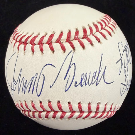 Johnny Bench Little General Signed Nickname MLB Holo Fanatics