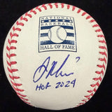 Joe Mauer HOF 2024 Signed HOF Logo Baseball MLB Holo Fanatics Holo