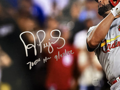 Albert Pujols 700th HR 9-23-22 Signed 20x30 Photo Beckett Witness Holo