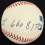 Willie Mays 660 8/17/73 Signed Baseball PSA/DNA LOA