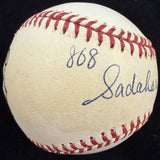 Sadaharu Oh 868 HR Signed Baseball PSA/DNA