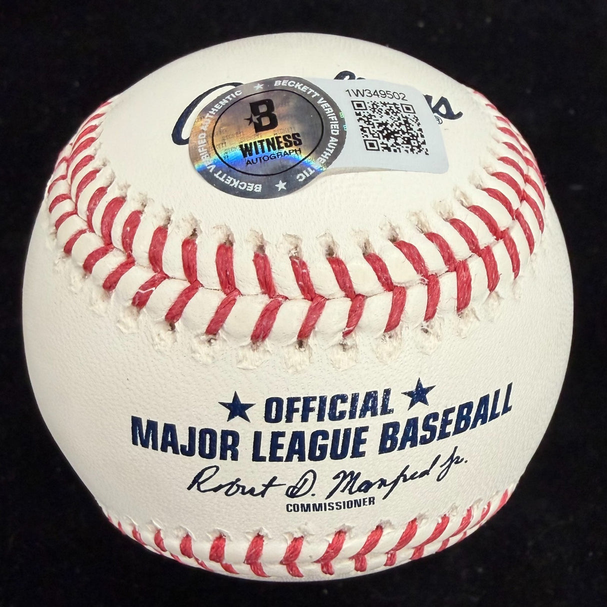 JJ Wetherholt Matthew 6:34 Signed Baseball Beckett Witness Holo