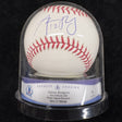 Aaron Rodgers Signed Baseball BAS Encapsulated Graded 9