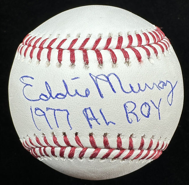Eddie Murray 1977 AL ROY Signed Baseball JSA