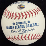 Christian Yelich 18 NL MVP Signed Baseball Steiner Sports Hologram
