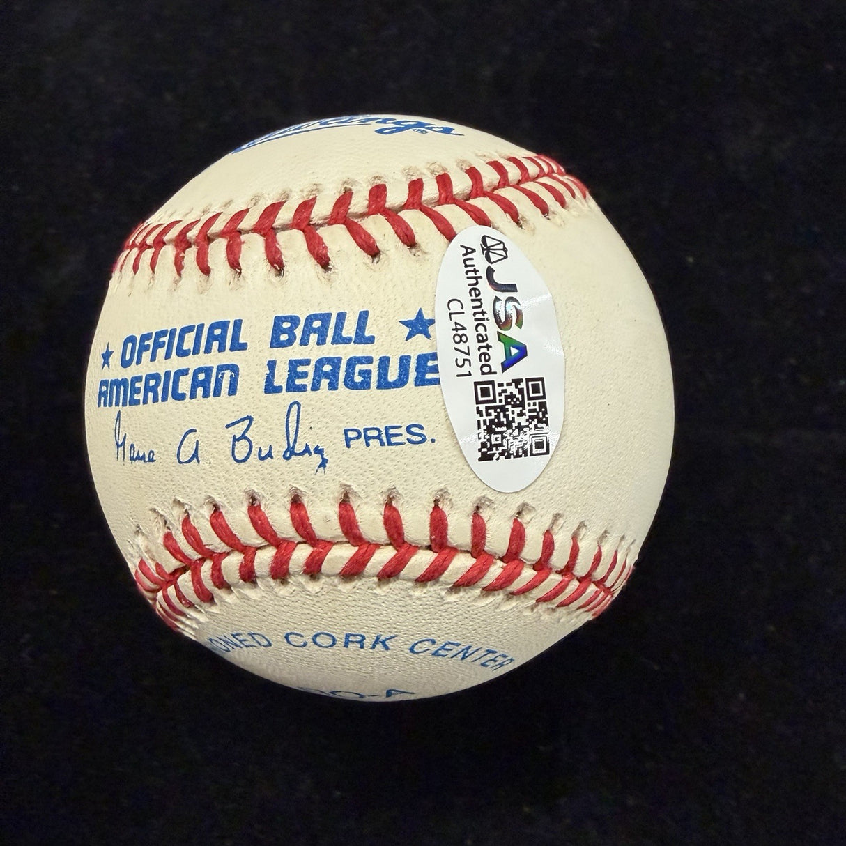 George Sparky Anderson Detroit Tigers Manager Of Year Signed Baseball JSA