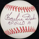 Charlie Duke Apollo 16 Signed Baseball PSA/DNA 