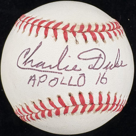 Charlie Duke Apollo 16 Signed Baseball PSA/DNA 