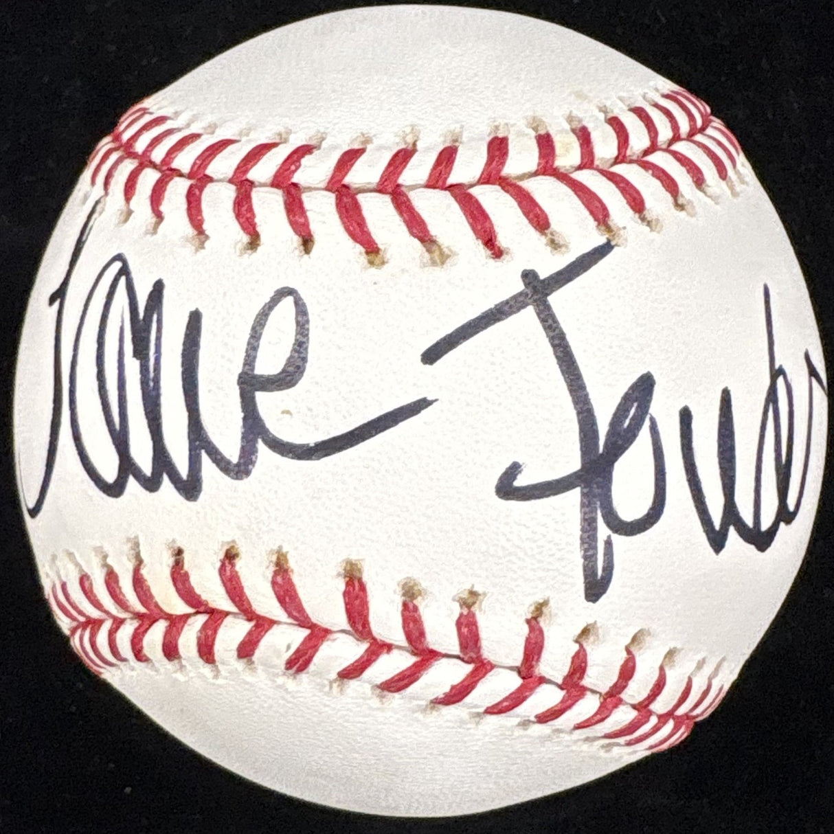 Jane Fonda Signed Baseball JSA 