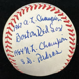 Dick Williams Signed World Series Stat Baseball PSA/DNA