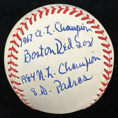 Dick Williams Signed World Series Stat Baseball PSA/DNA