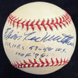 Edwin (Eddie) Lee Mathews HOF 78 57-58 WS 512 HR Signed Full Name Baseball JSA