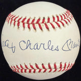 Mickey Charles Mantle Full Name Signed Baseball PSA/DNA LOA