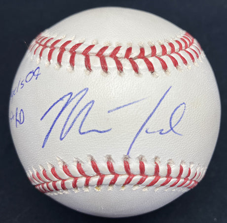 Mike Trout Angels 09 1st Round Signed Baseball Minor League JSA LOA