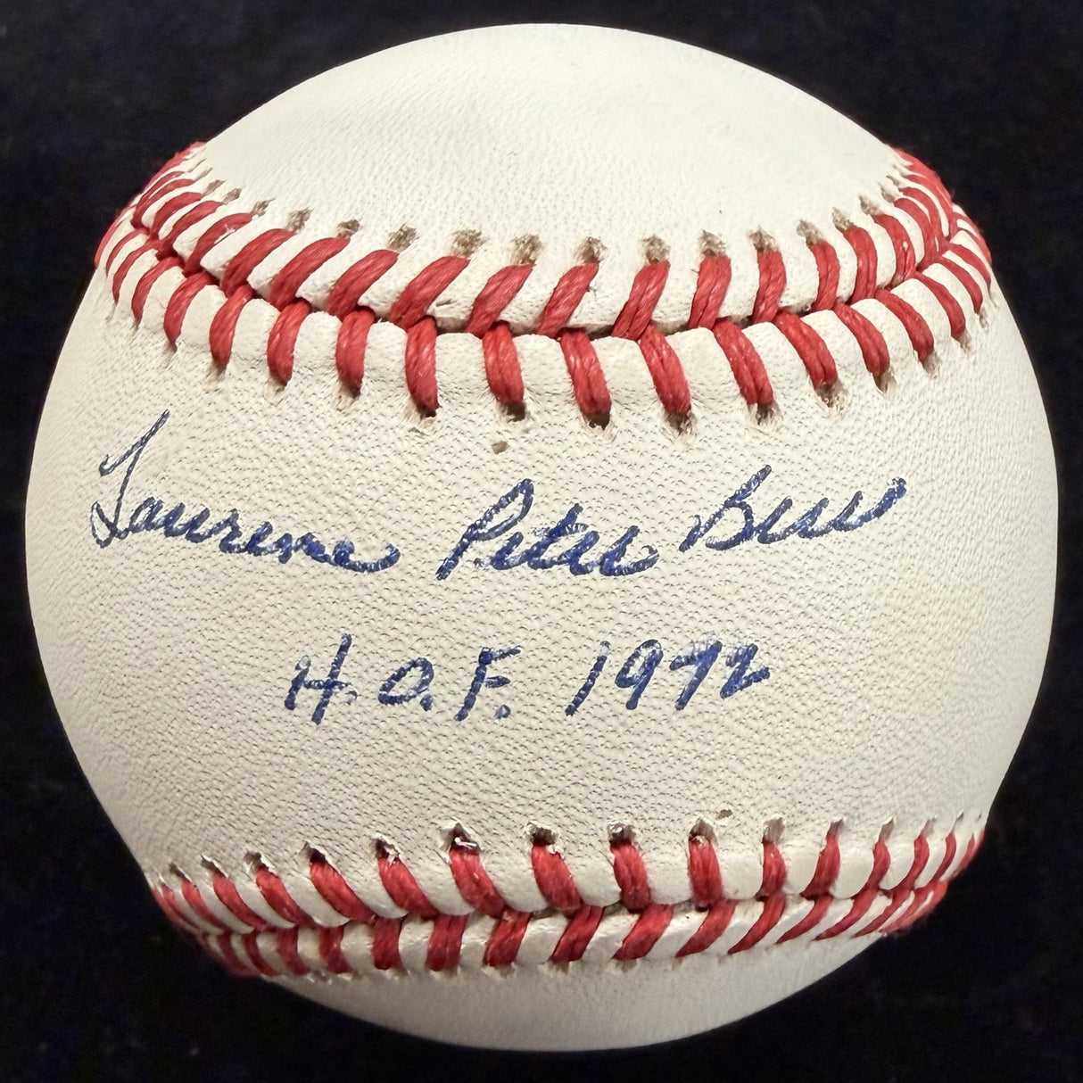 Lawrence Peter Yogi Berra Full Name HOF 1972 Signed Baseball PSA/DNA LOA