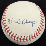 Fred Crime Dog McGriff HOF 2023 Signed Stat Baseball Tristar 